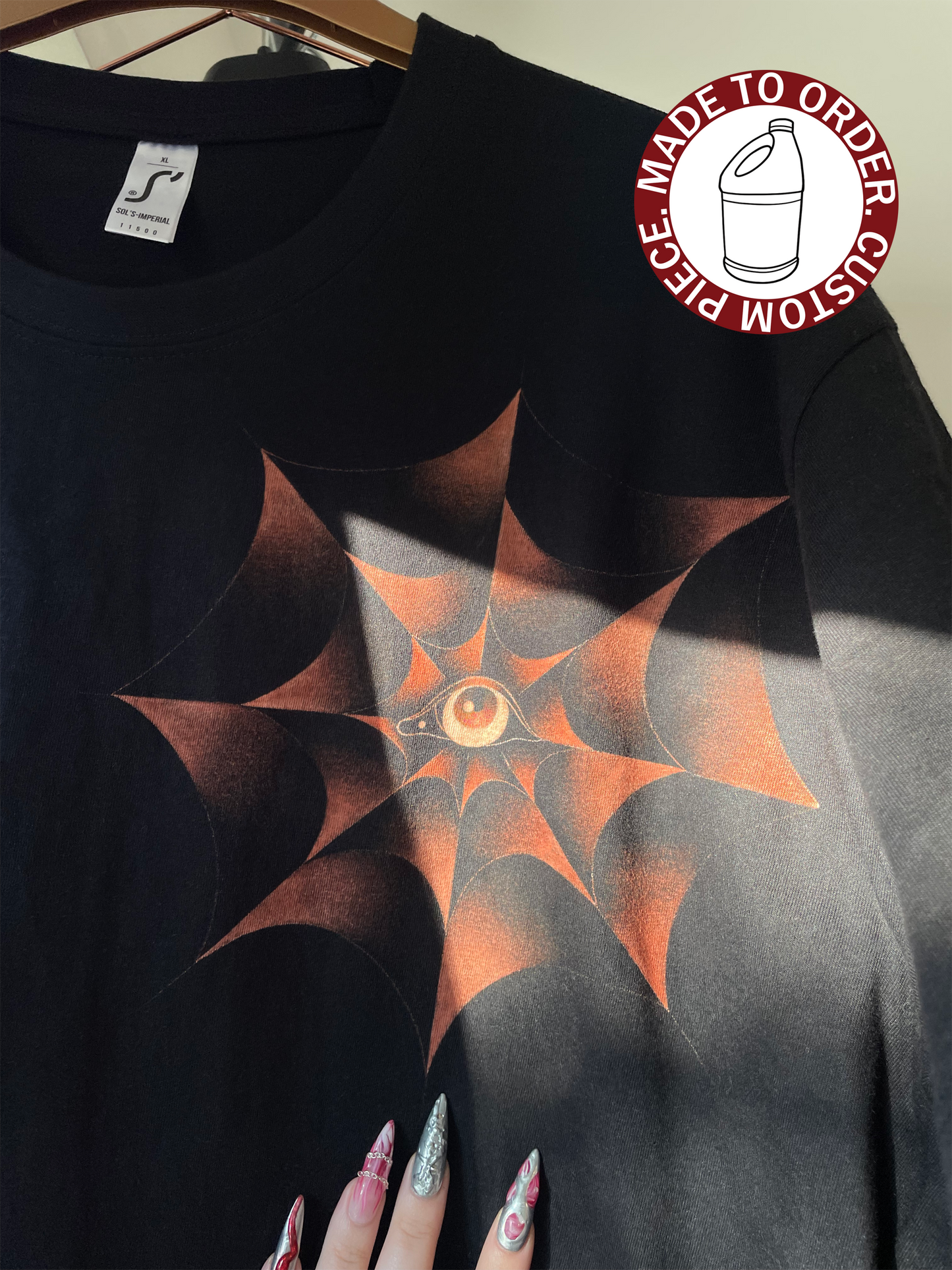 Web of Eyes short sleeve T-shirt