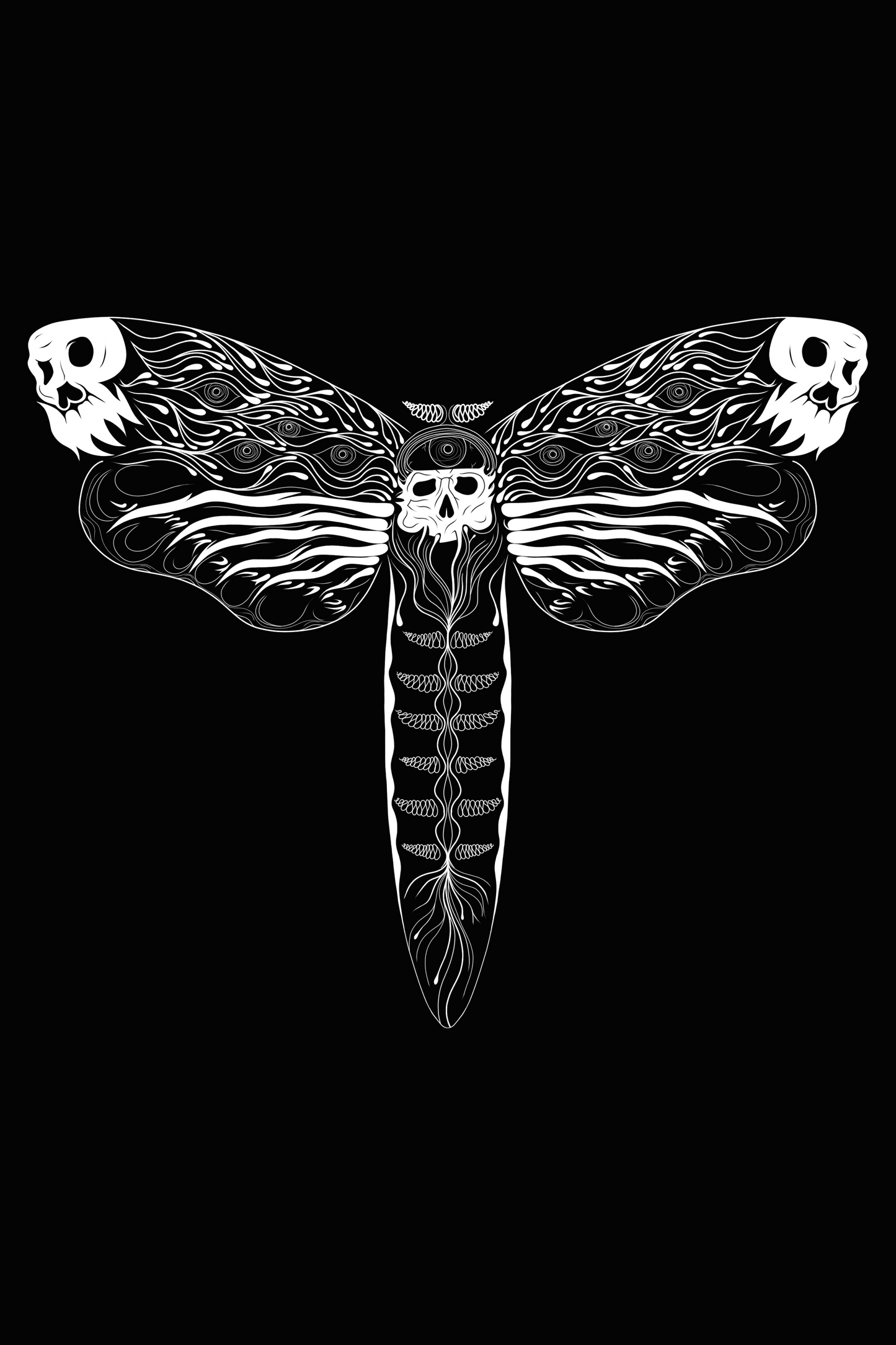 12x18" Death Moth Art Print