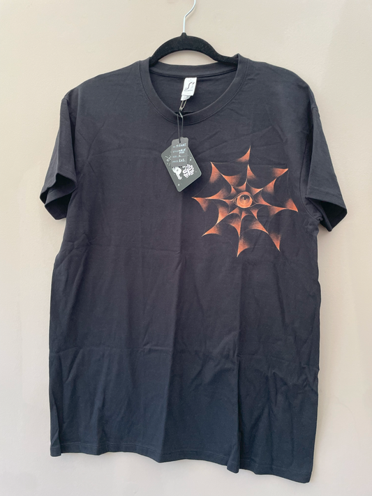 Web of Eyes short sleeve T-shirt Size L